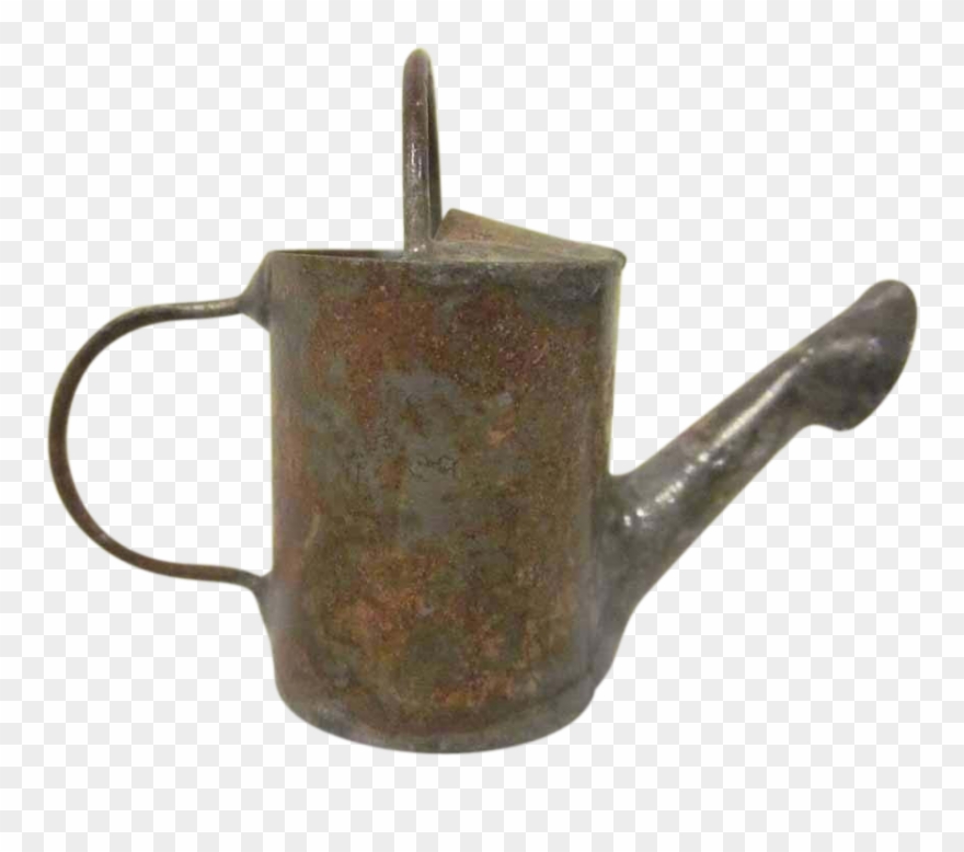 Vintage 1" Tin Home Made Watering Can Dollhouse Accessory Clipart