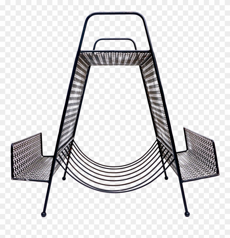 Xl Midcentury Modern Atomic Era Metal Record Magazine Clipart