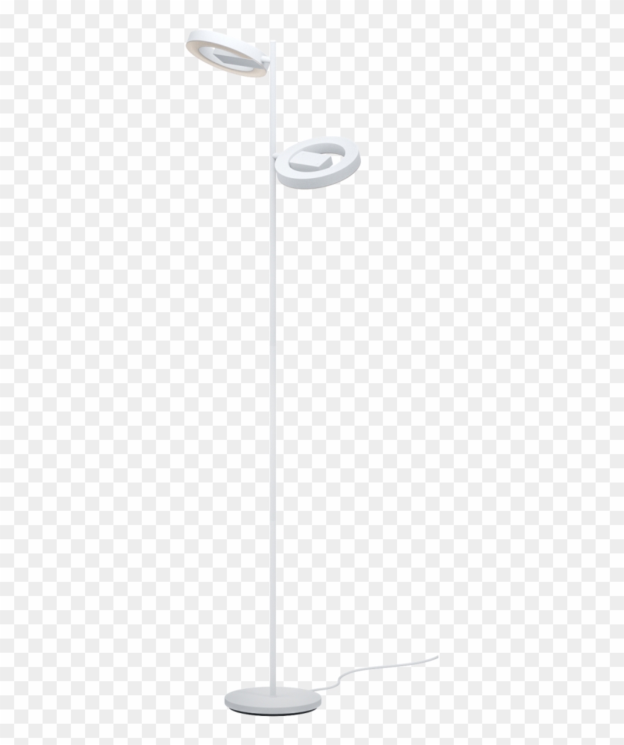 Alvendre Led Touch Operated Floor Lamp In White And Clipart