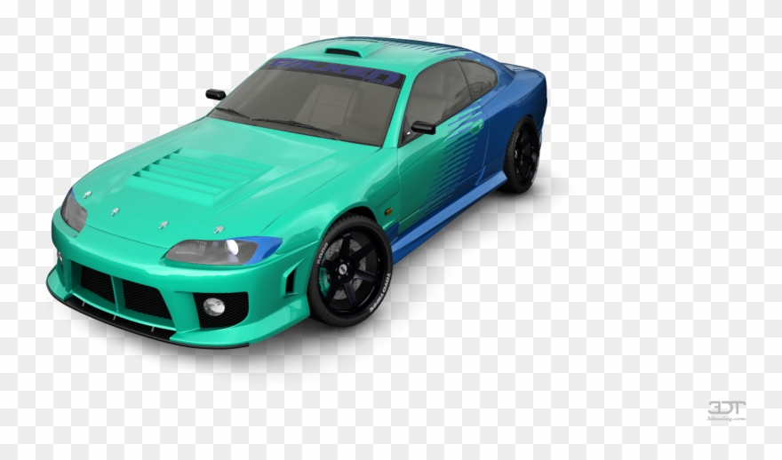 Nissan Silvia S15 2 Door Coupe 1999 Tuning Clipart