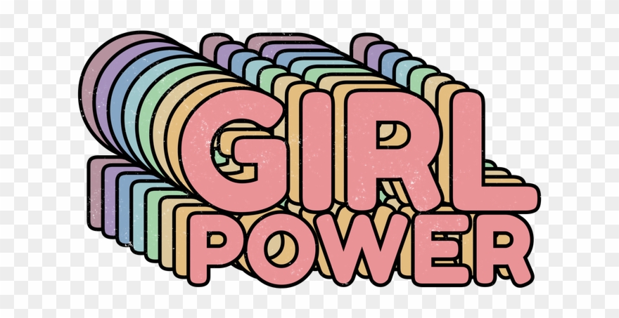 Girl Power Grl Pwr Retro Wall Clock By Greennatural Clipart