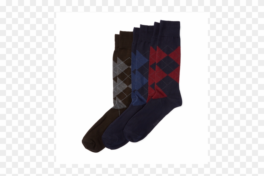 Argyle Sock 3-pack Clipart