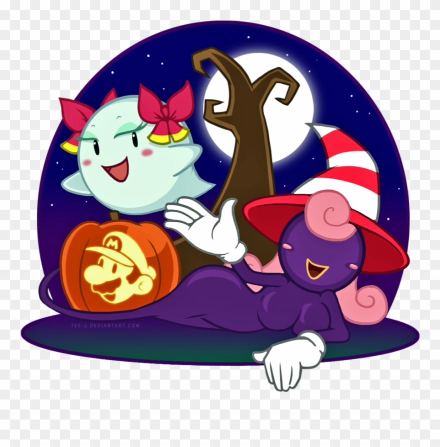Mario Halloween Clip Art - Png Download