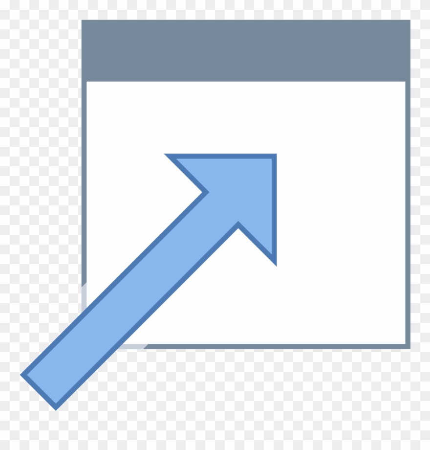 Open In Window Icon Free Png And Svg Download Clipart 2569913 Pinclipart