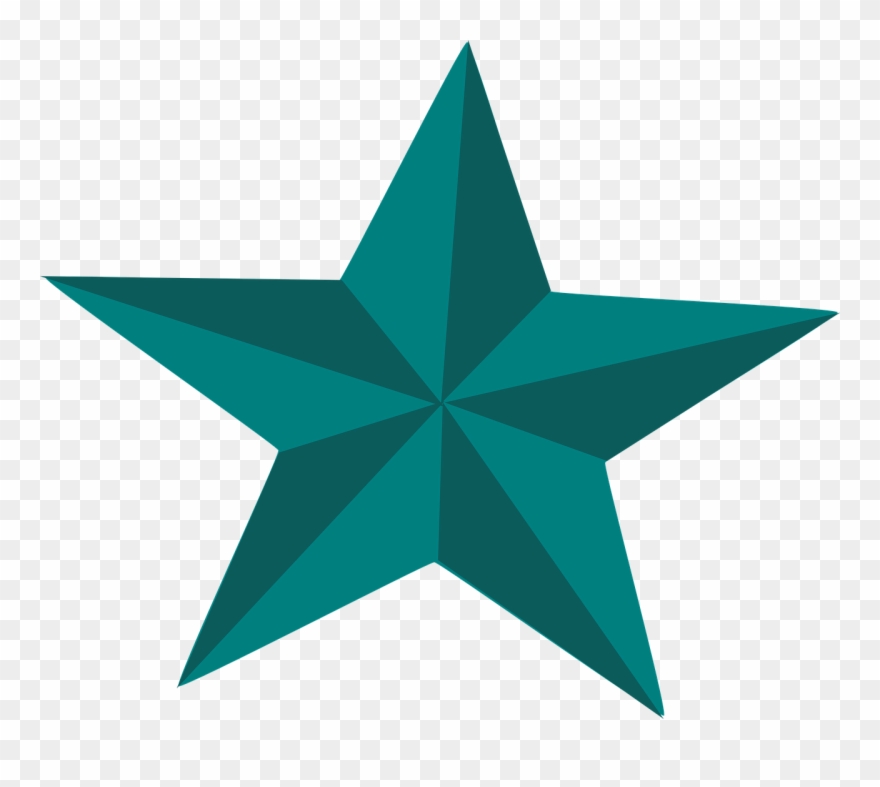 Blue Star 3d Png Image Clipart
