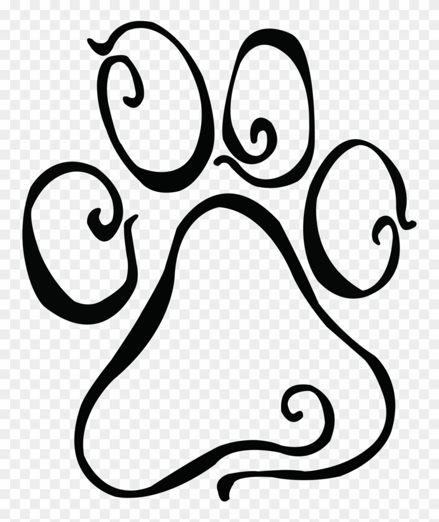 Dog Paw Pottery Clipart