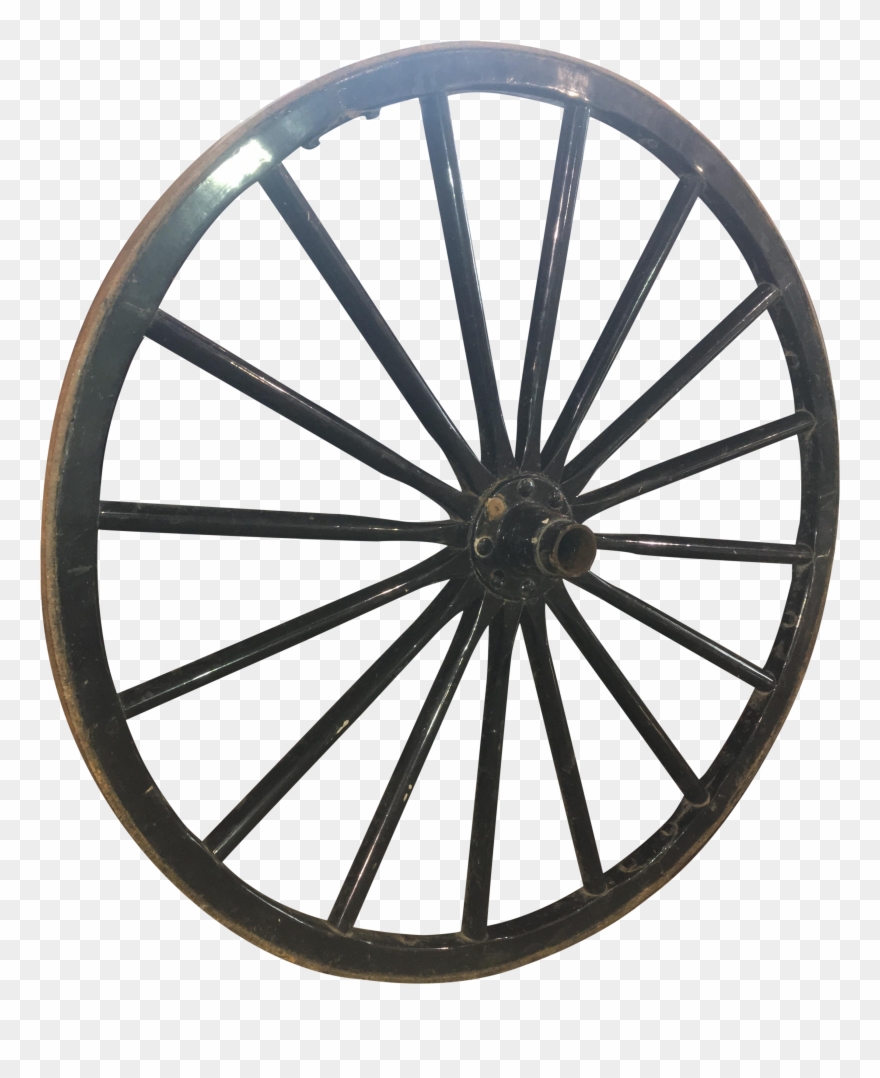 Primitive Black Decorative Wagon Wheel Chairish Clipart