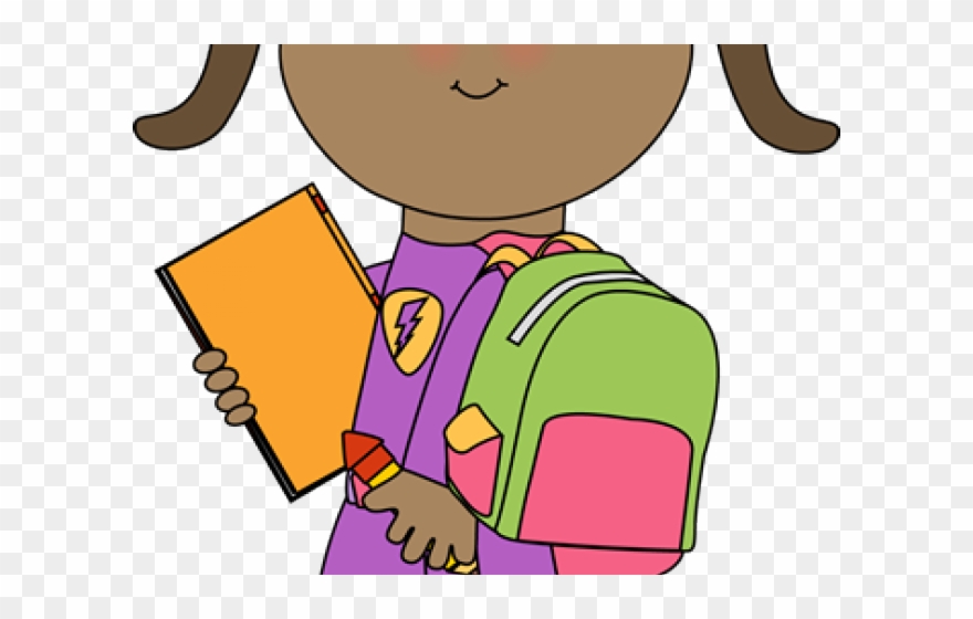 Child Clipart Backpack - Png Download