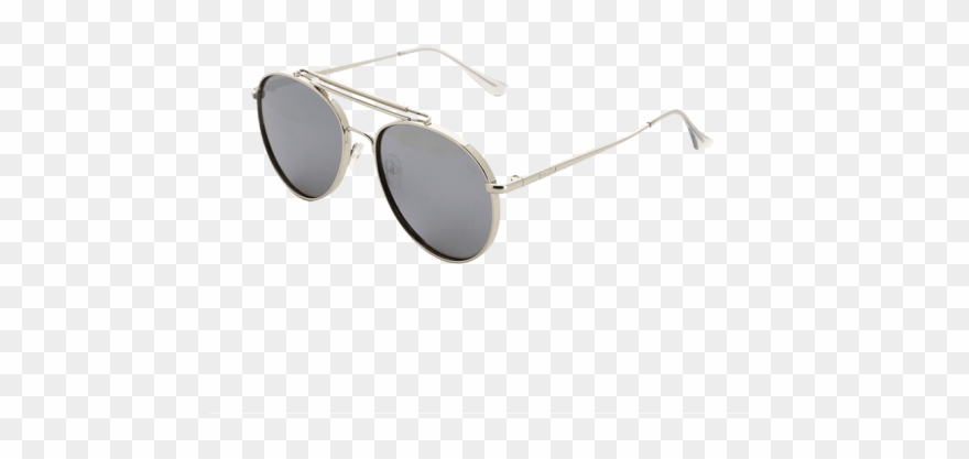 Silver Rockaway Sunglasses Silver Lenses Silver Rockaway Clipart