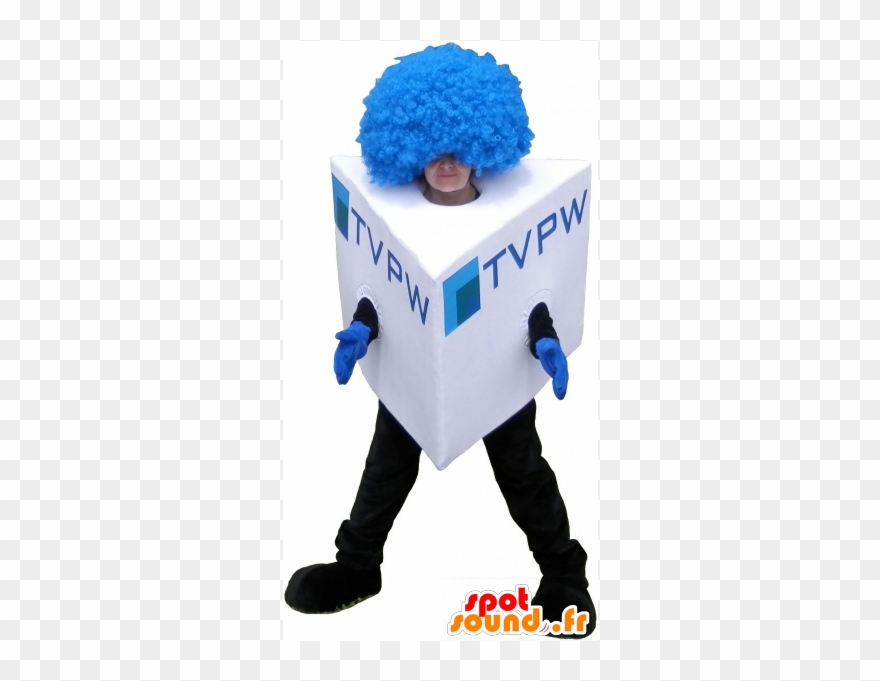 Boneco De Neve Quadrado Cubo Fantasia De Mascote Clipart