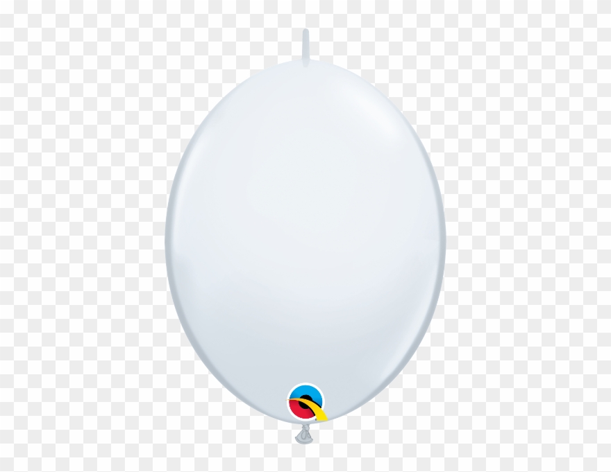 50 Ballons Qualatex Quick Link 30 Cm Blanc Clipart