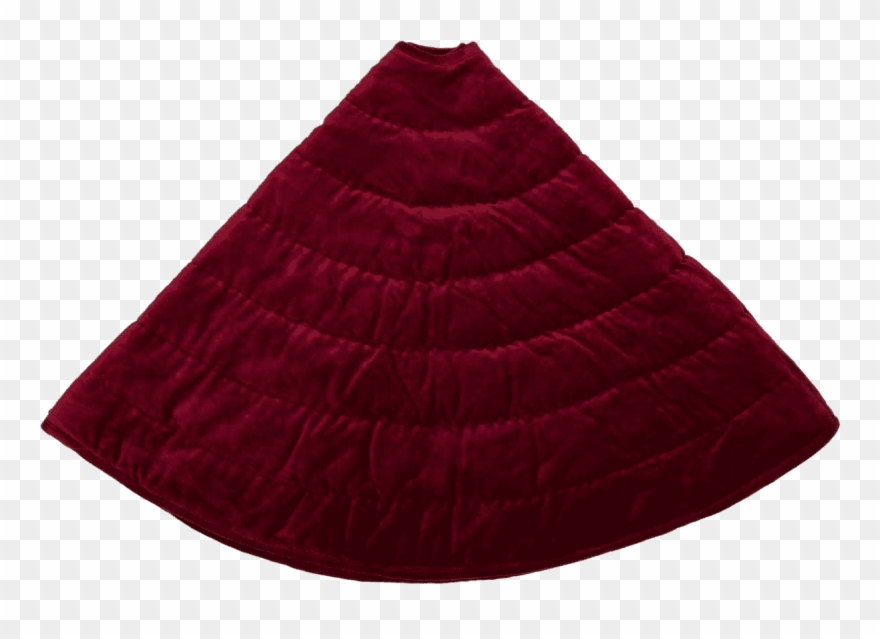 Vhc Brands Velvet Cotton Round Ruffled Christmas 52" Clipart