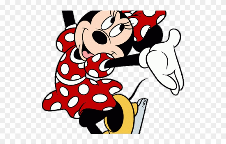 Mickey Mouse Clipart Ice Skating - Png Download