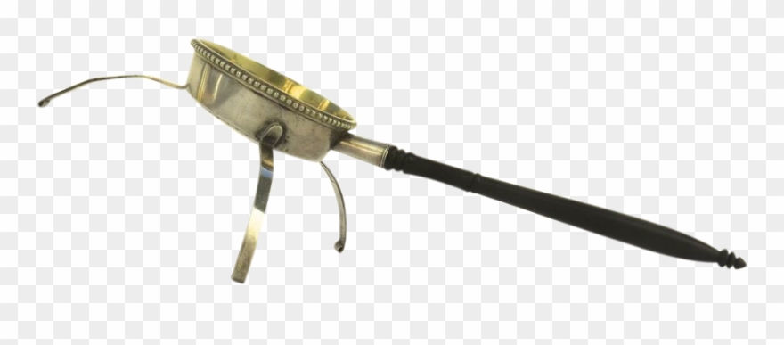 European Silver Hallmarked Tea Strainer Gold Wash Norwegian Clipart