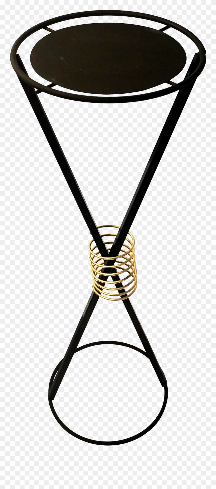 M#century Atomic Space Age Metal Pedestal Fern/plant Clipart