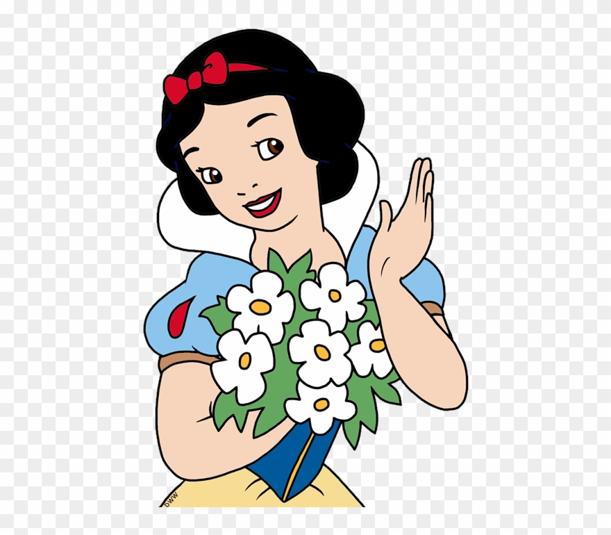 Snow White, Flowers Clipart