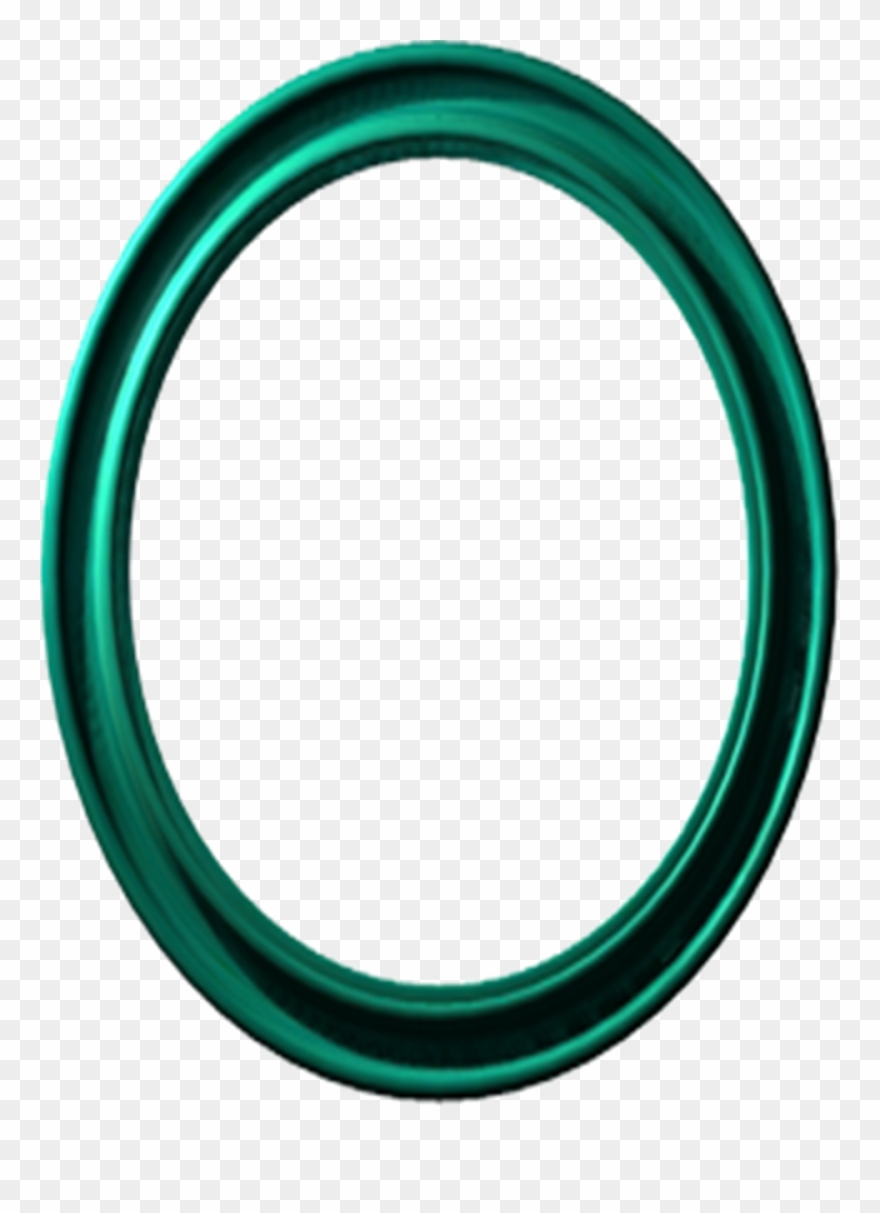 Mirror Green Frame Modern Clean Png Image Clipart