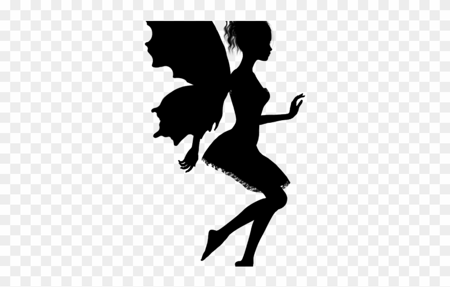 Fairy Clipart Silhouette - Png Download