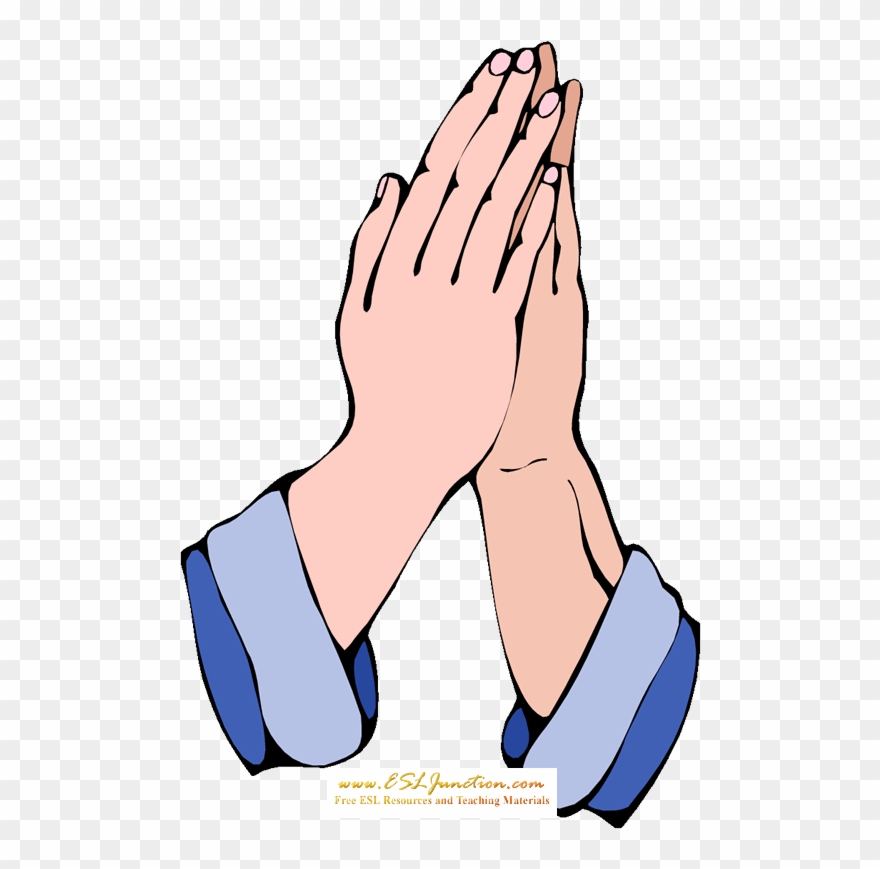 The Human Body Esl Junction Praying Hands Clip Art - Png Download