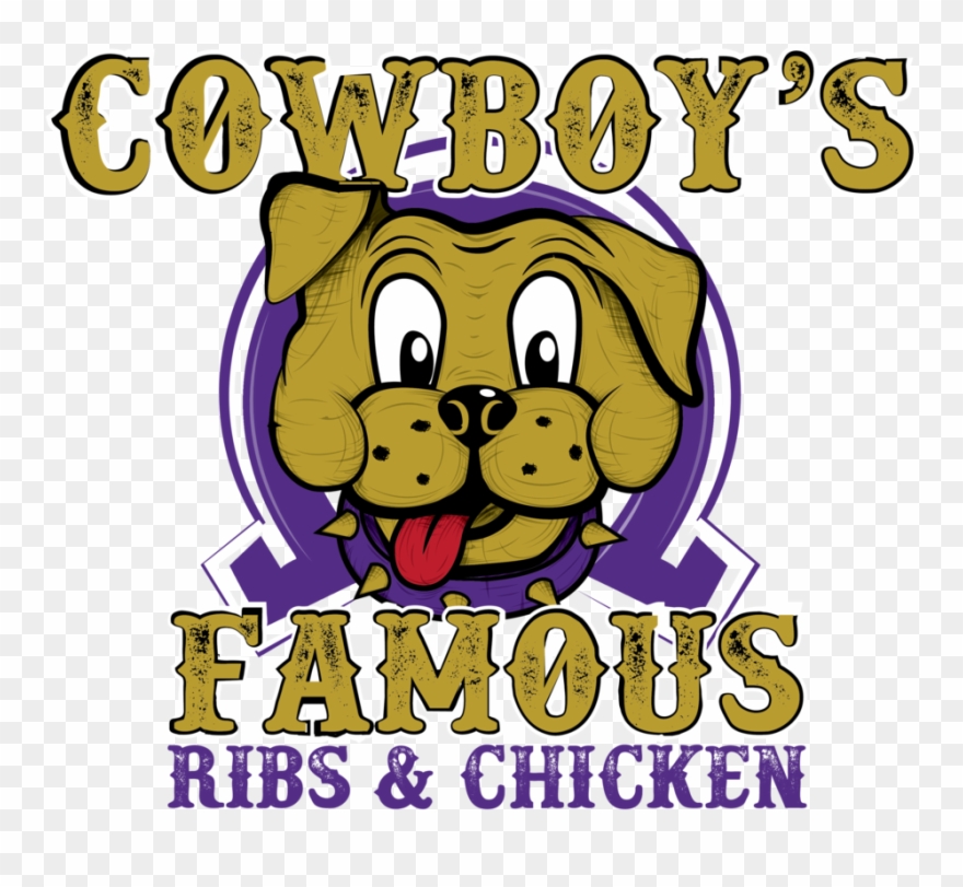 Cowboys Famous Ribs Chicken Jpg Cowboy Bbq Clipart - Png Download