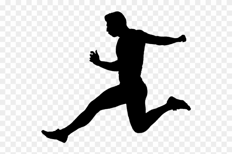 Person, Running, Silhouette, Sport, People, Runner Clipart