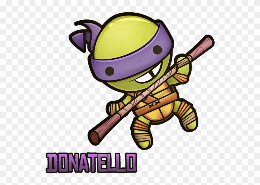 Kawaii Mutant Ninja Turtles By Squid , Via Behance Clipart