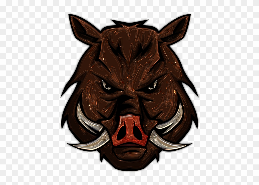 Boar, Metallizer, Art, Glass, Factory Clipart