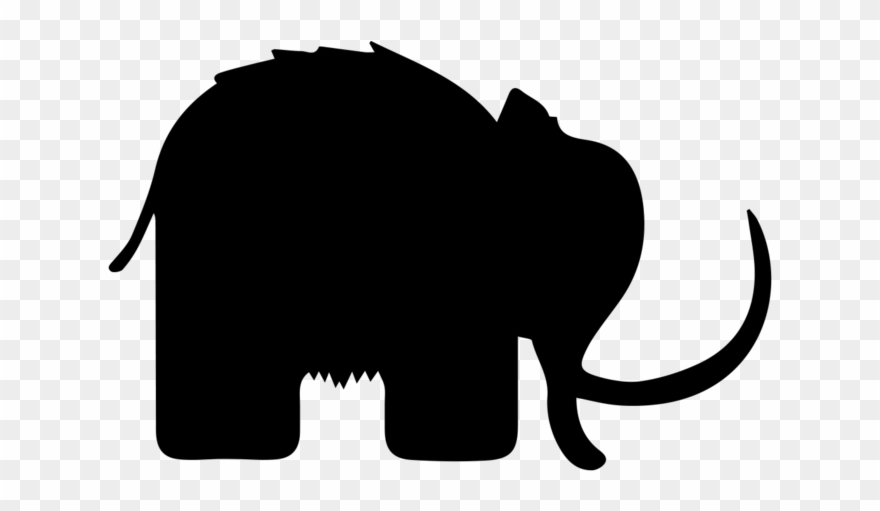 The Wooly Mammoth Was Chosen Because It Is A "throwback" Clipart