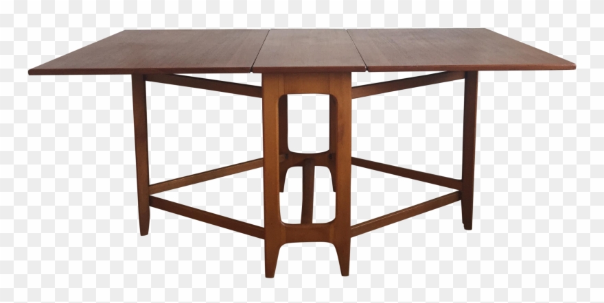 Bruno Mathsson Style Teak Gate Leg Dining Table Chairish Clipart
