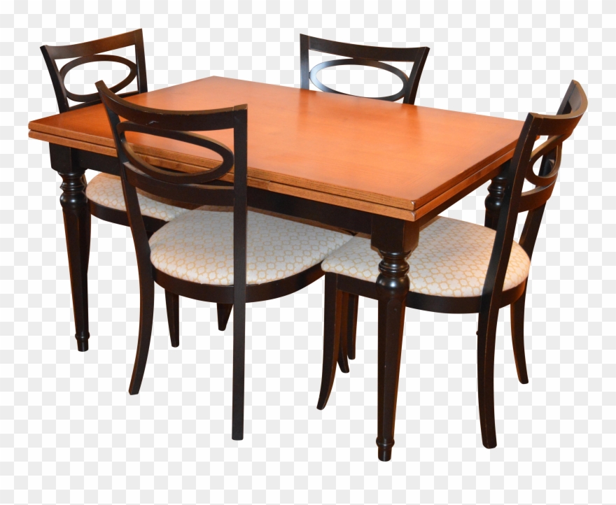 Modern Arhaus Furniture Walnut Dining Set Chairish Clipart