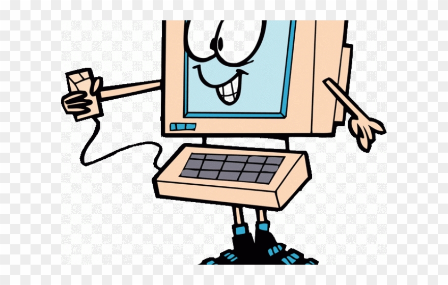 Computer Clipart Humor - Png Download
