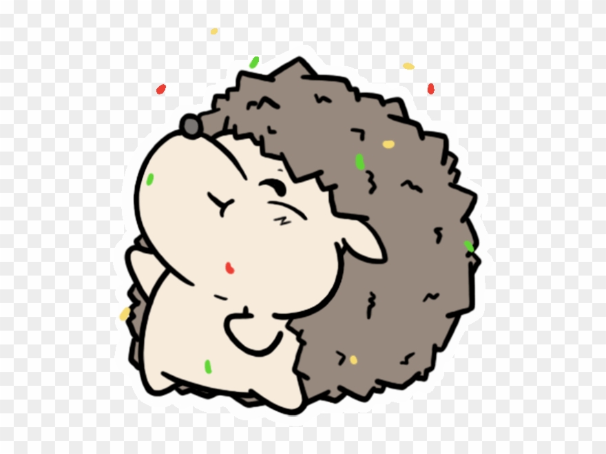 Hedgehog Jelly Bean Clipart