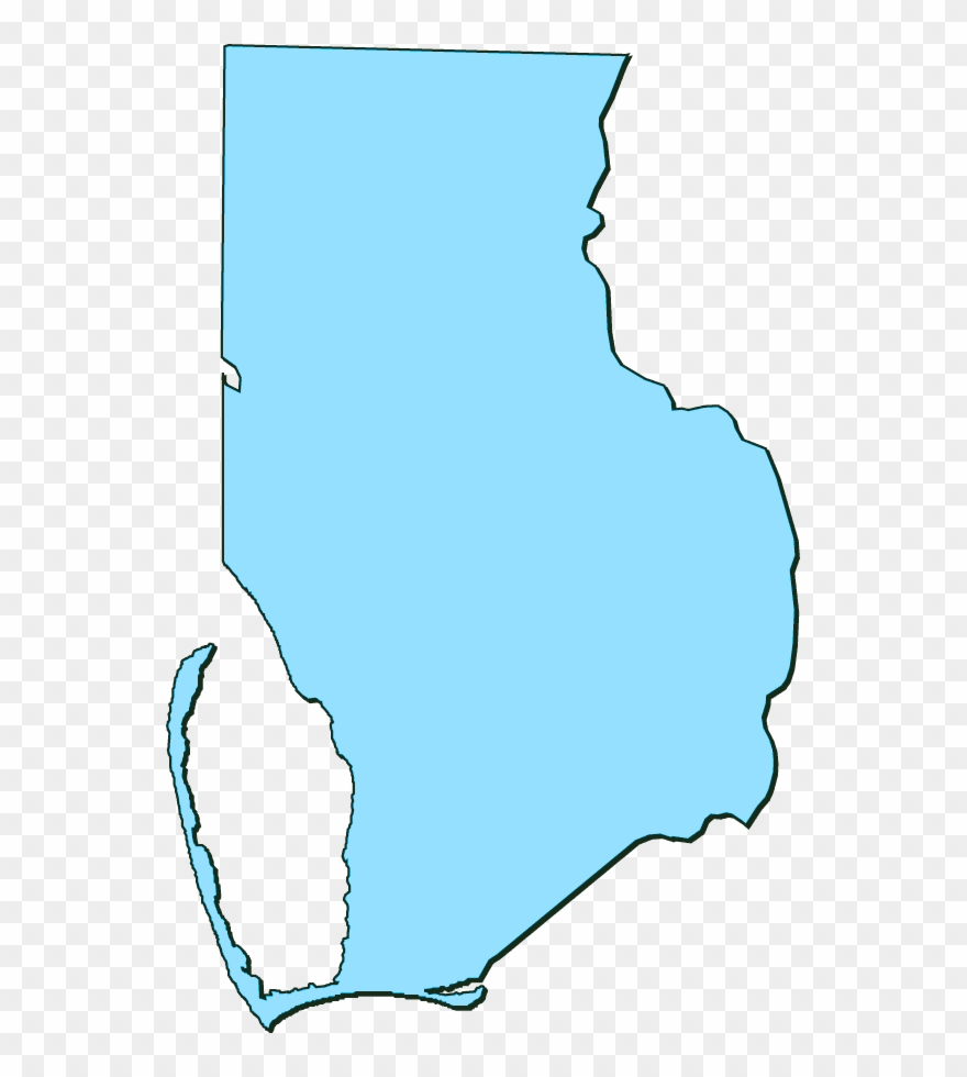 Gulf County "clipart" Style - Png Download