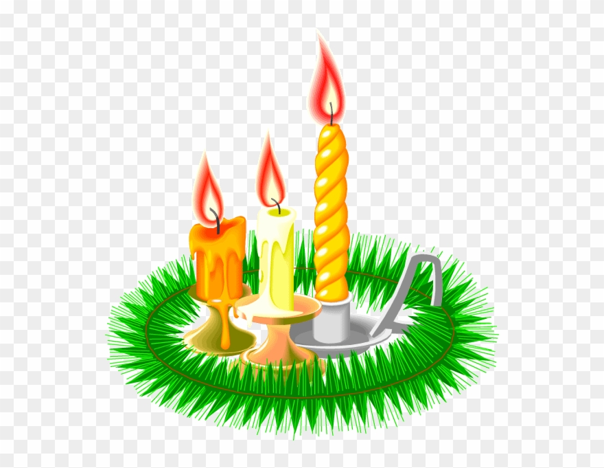 Christmas Candles Clipart