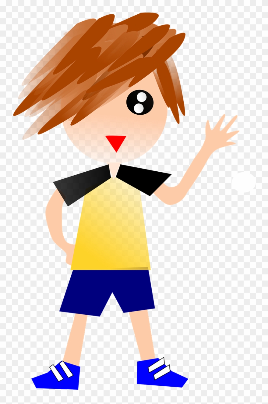 Boy Soccer Player Sportive Hello Png Image Clipart