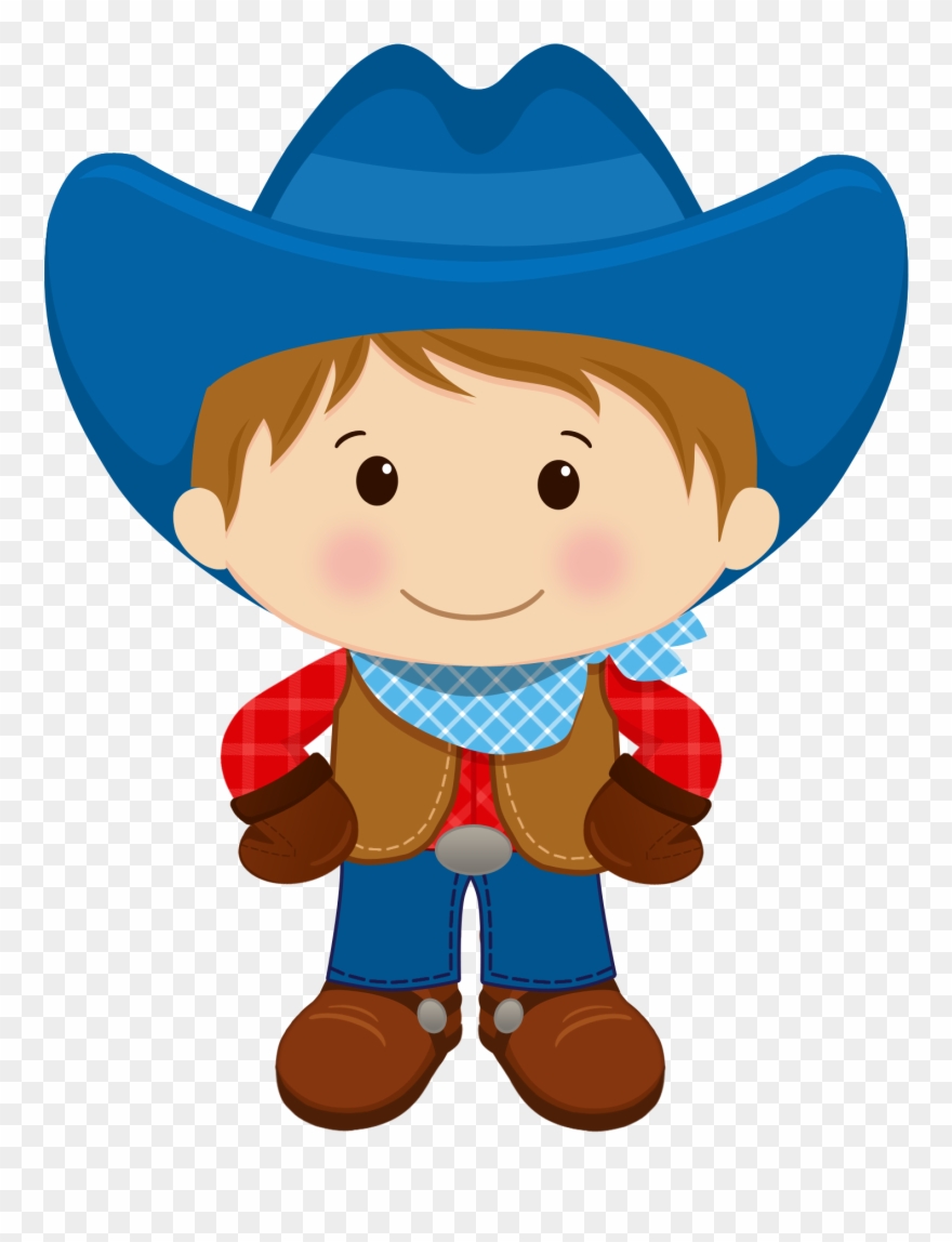Red Haired Cowboy Clipart