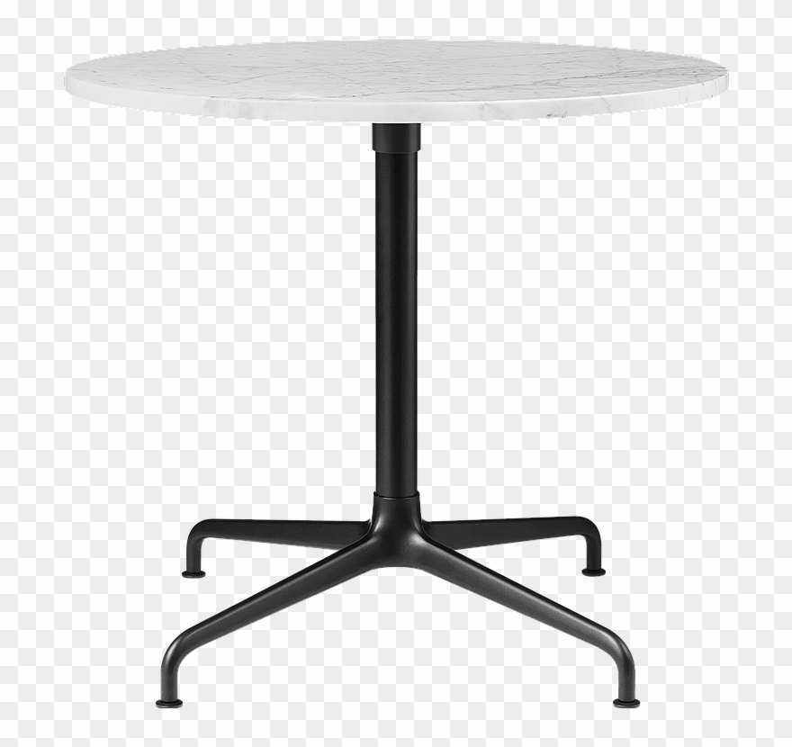 Beetle Lounge Table, Ø70 Cm, 4-star Base Clipart