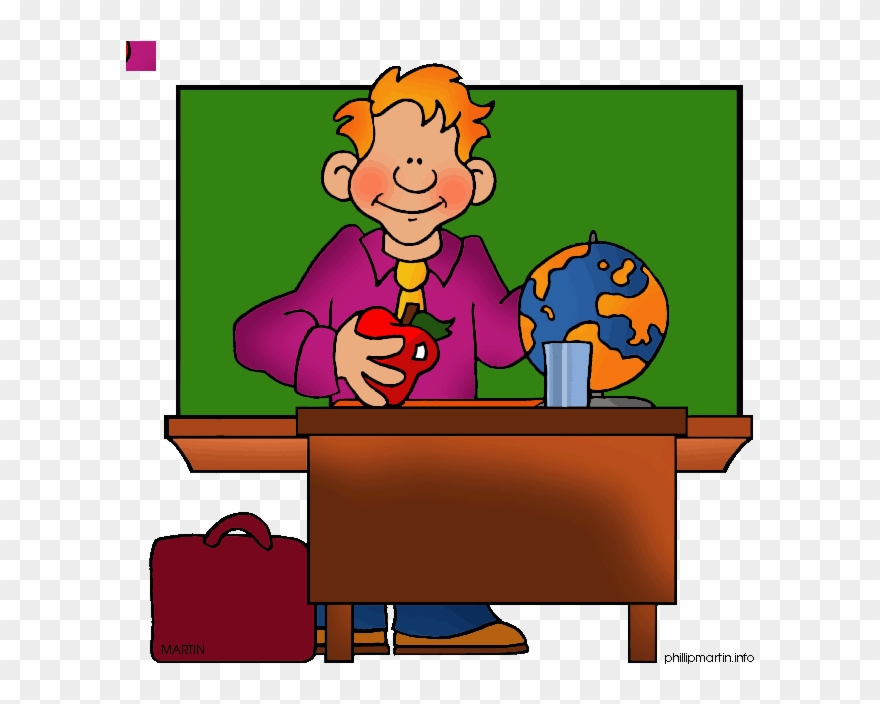 School Teacher Clipart Male School Teacher Clipart - Png Download