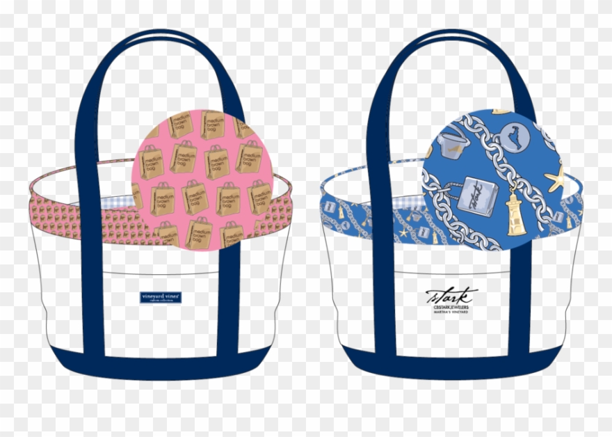 Tote Bags For Bloomingdale's And Cb Stark Jewelers Clipart