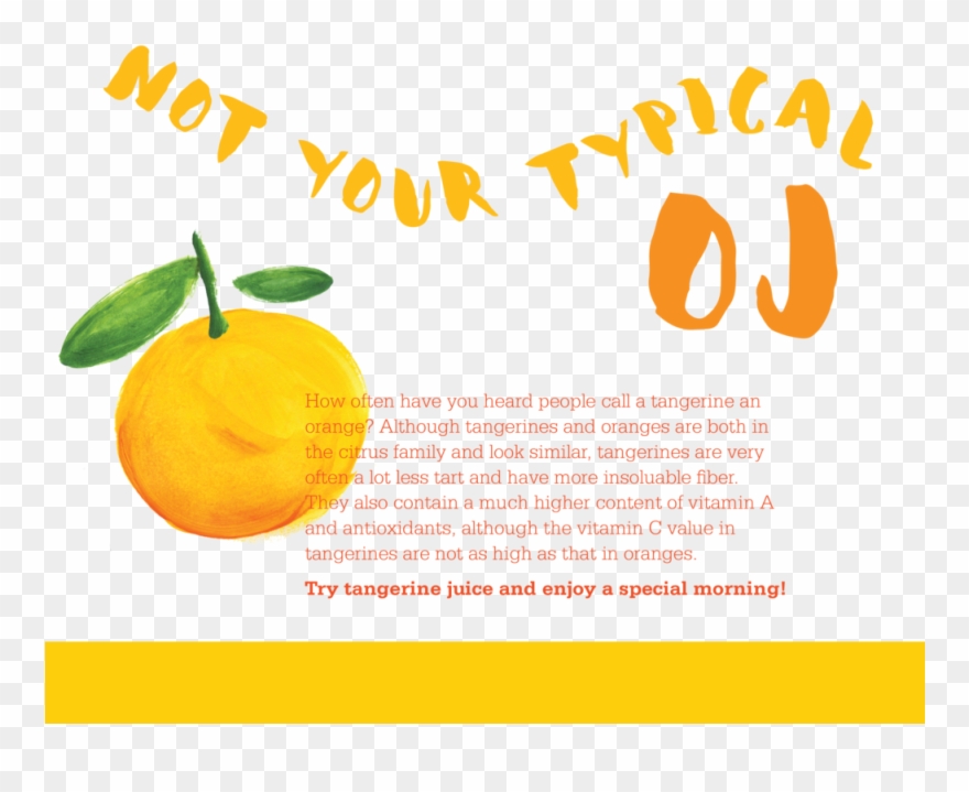 As A Whole Campaign, I Even Made Tangerine Juice To Clipart