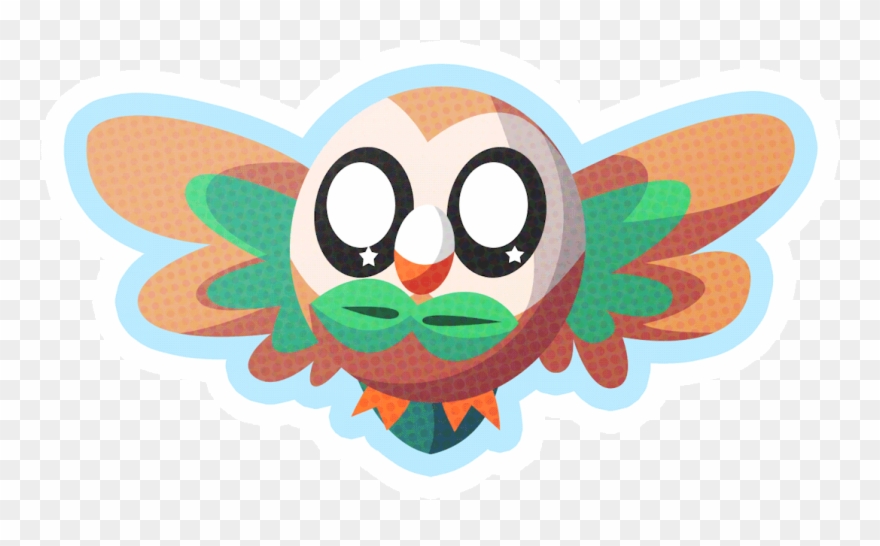 “ Simple Animation Of This New Cutie Rowlet Is One Clipart