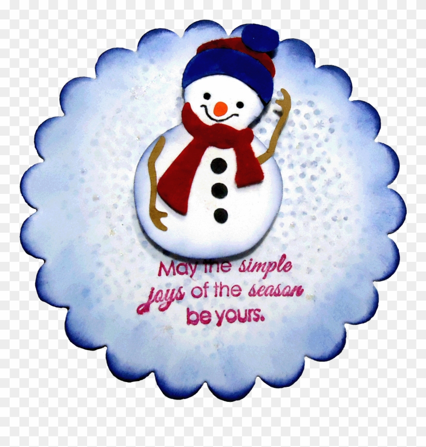 This Is A Christmas Card With A Magnet For Hanging Clipart