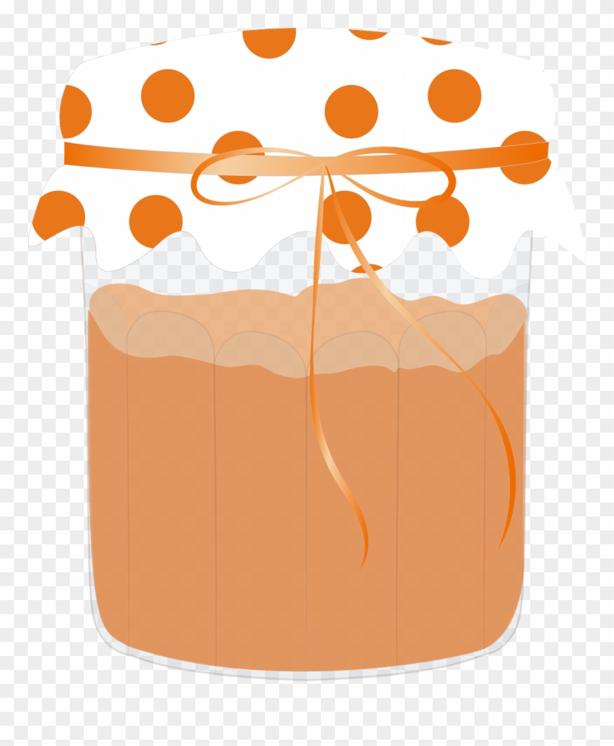 Pot Vector Jam Orange Fruit Png Image Clipart