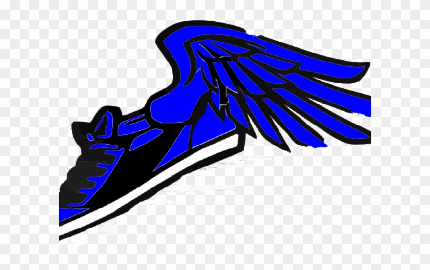 Running Shoes Clipart Simple Shoe - Png Download