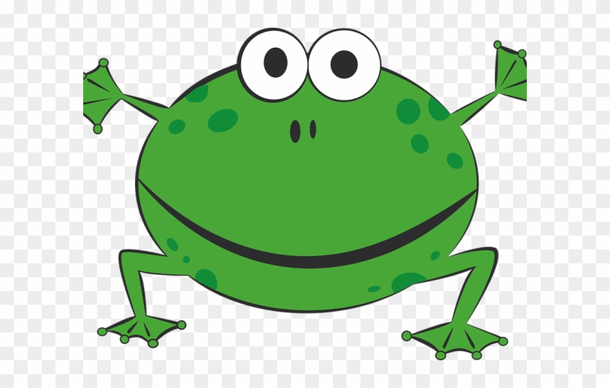 Green Frog Clipart Green Object - Png Download