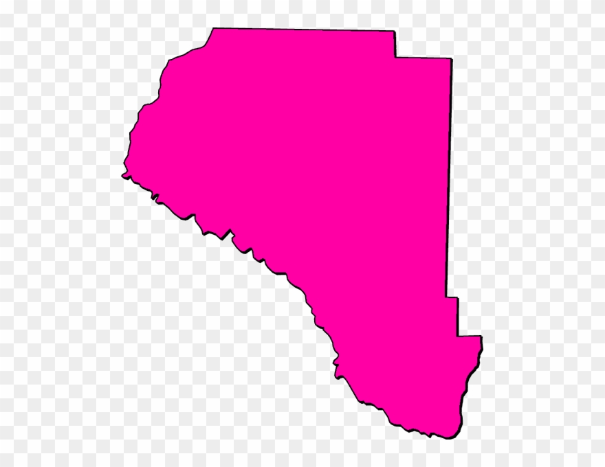 A Collection Of Simplified Outline Maps Of Taylor County Clipart