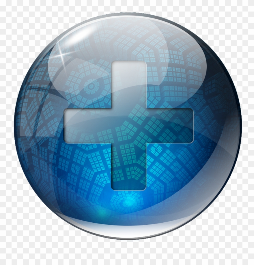 Icon 3d Blue Plus Glass Flash Png Image Clipart
