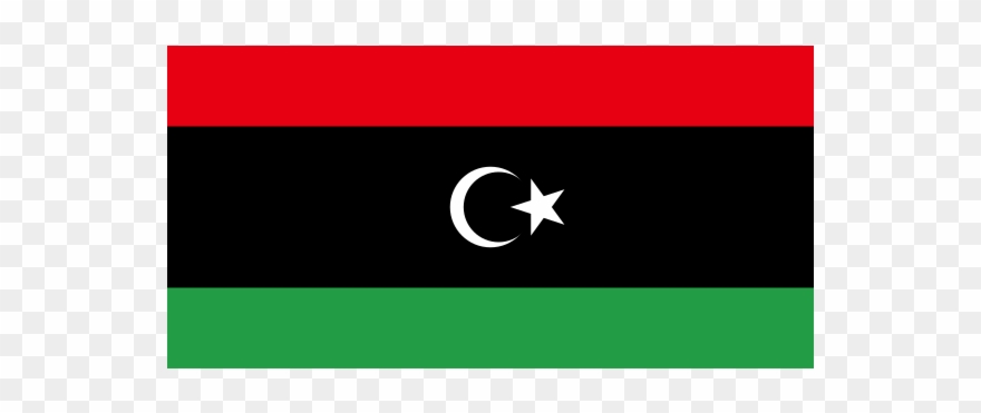 Iron-on Embroidered Flag Libya Clipart