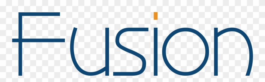 Fusion Logo Ge Healthcare Partner Blue Text Transparent Clipart