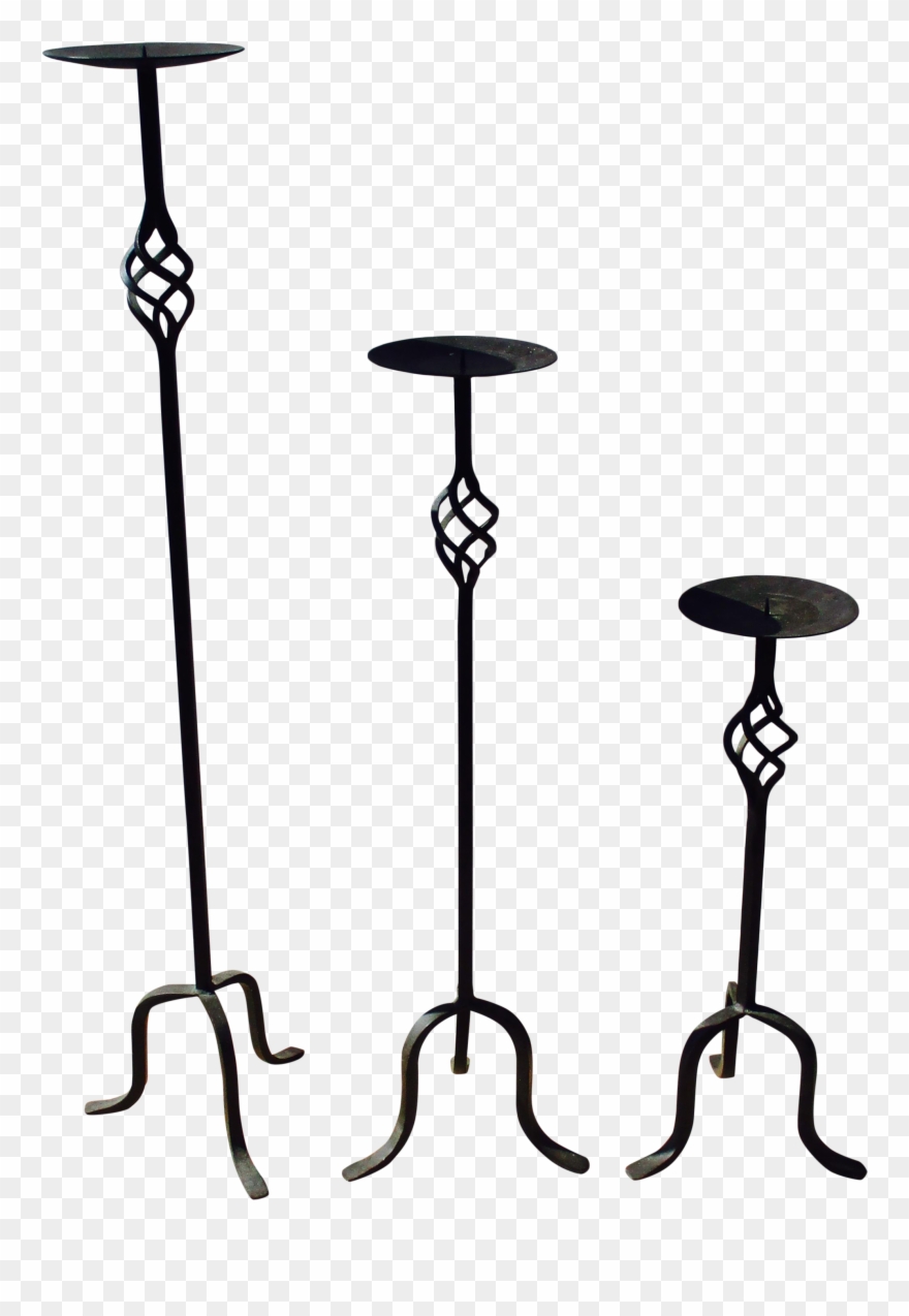 Late 20th Century Mediterranean Moroccan Iron Candle Clipart